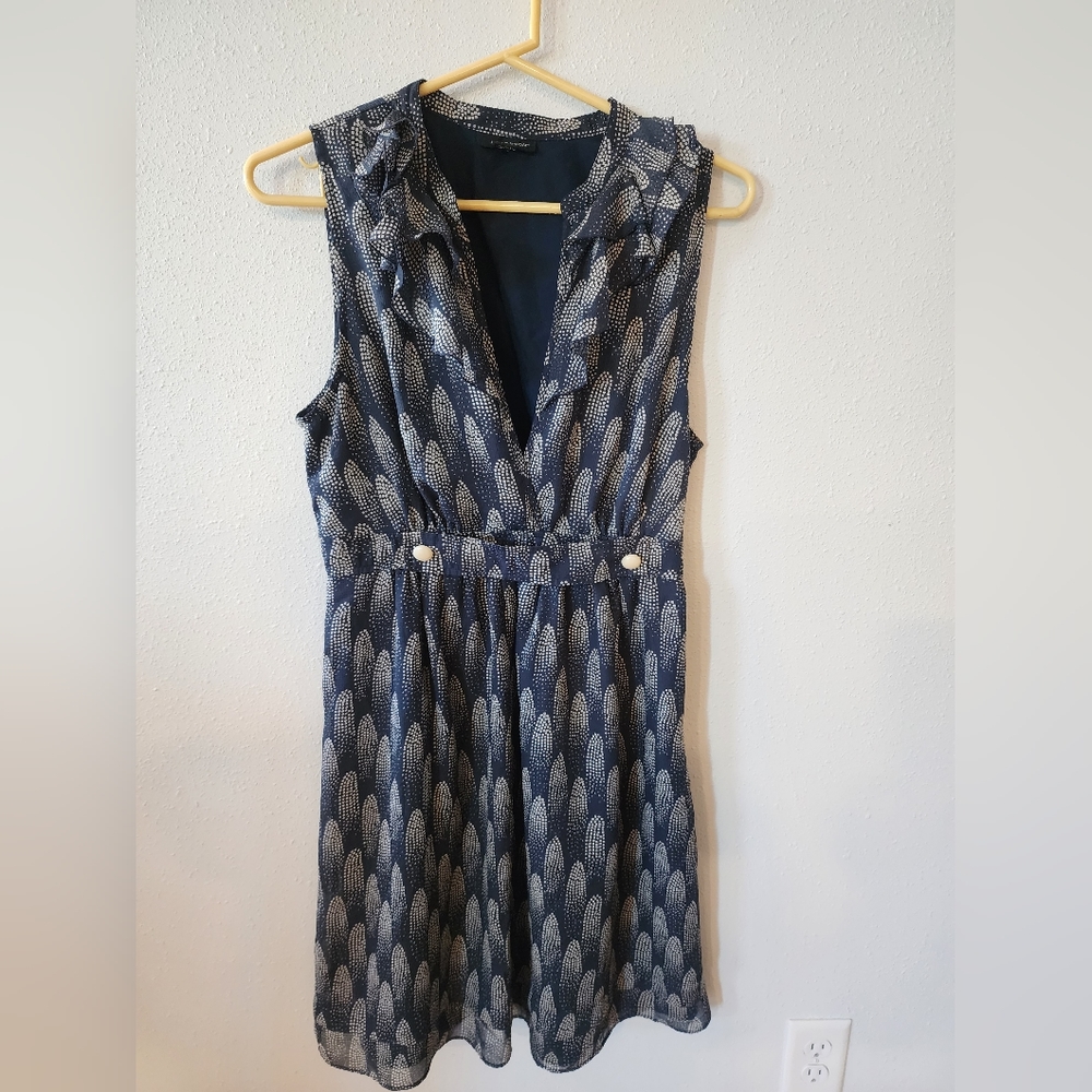 I ❤️ Ronson navy and white dress. Size L